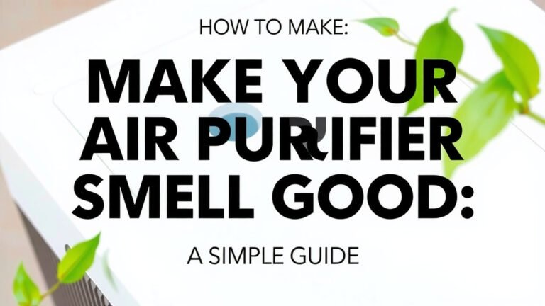Make Your Air Purifier Smell Good: A Simple Guide