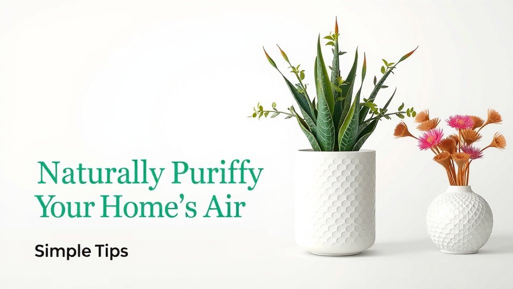Naturally Purify Your Home's Air: Simple Tips