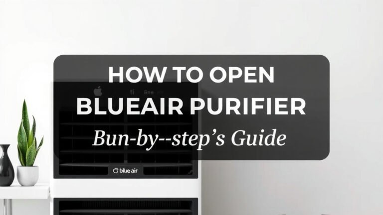 How to Open Blueair Purifier: Step-by-Step Guide