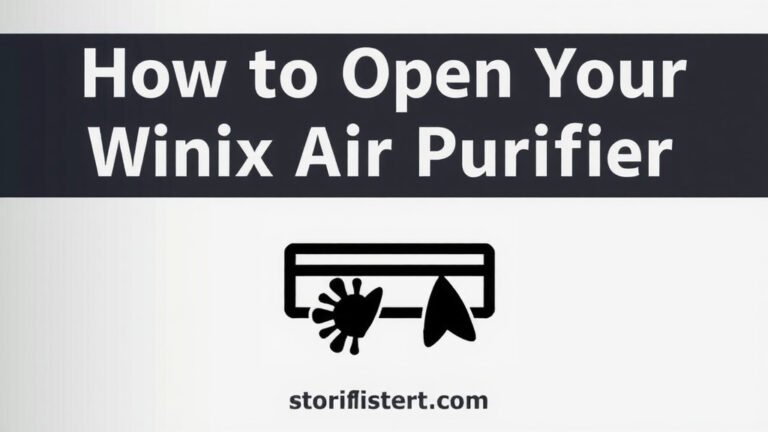 How to Open Your Winix Air Purifier: A Simple Guide