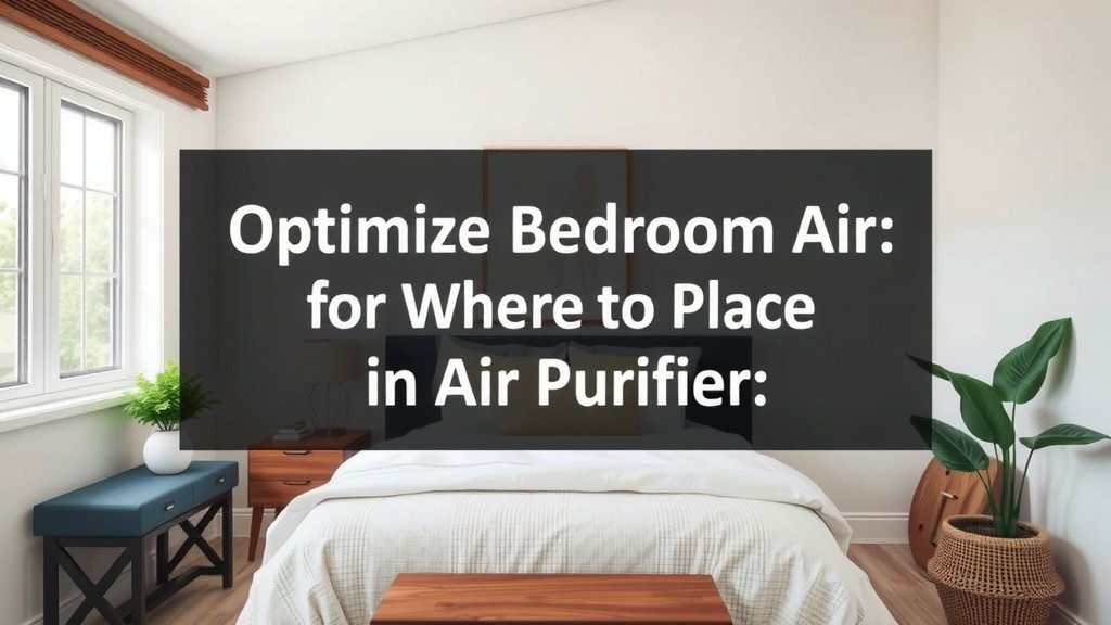 Optimize Bedroom Air: Where to Place Your Air Purifier