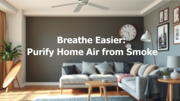 Breathe Easier: Purify Home Air from Smoke