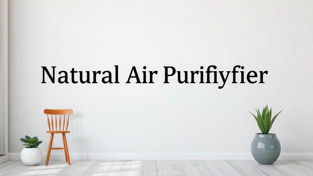 Natural Air Purification: Clean Air Without a Purifier
