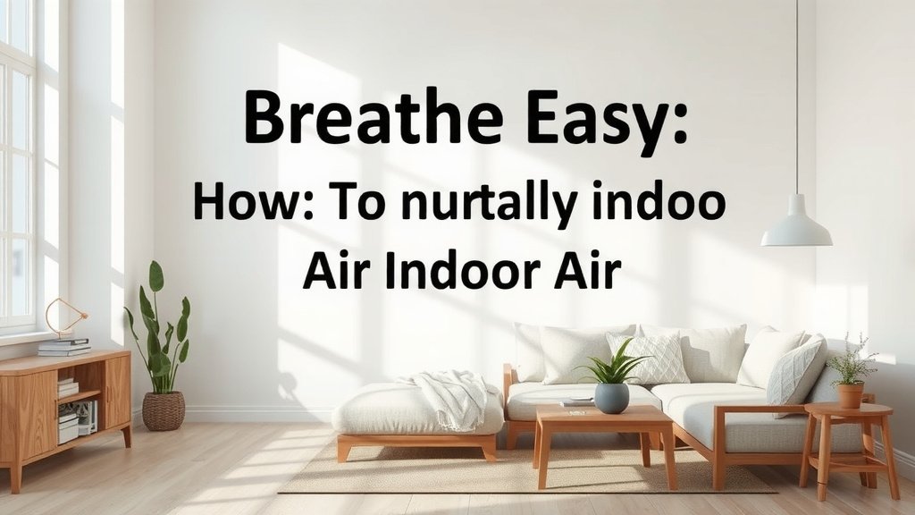 Breathe Easy: How to Naturally Purify Indoor Air