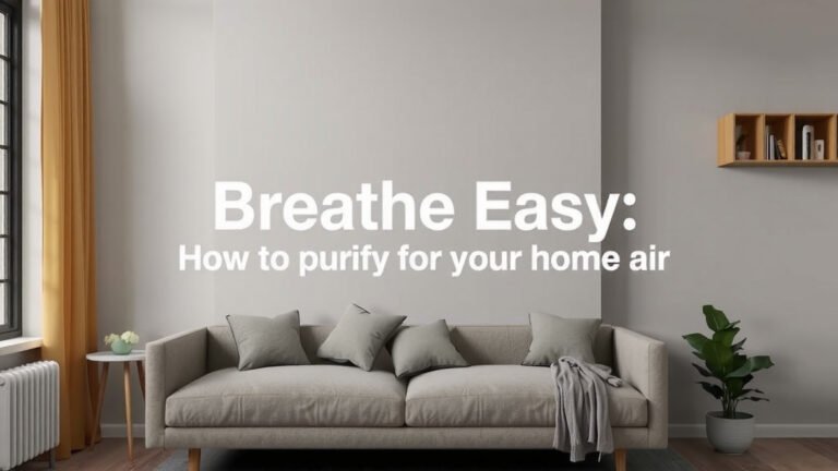 Breathe Easy: How to Purify Your Home Air