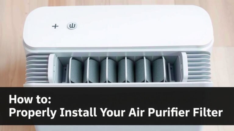 How to Properly Install Your Air Purifier Filter