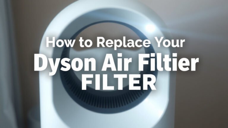 How to Replace Your Dyson Air Purifier Filter