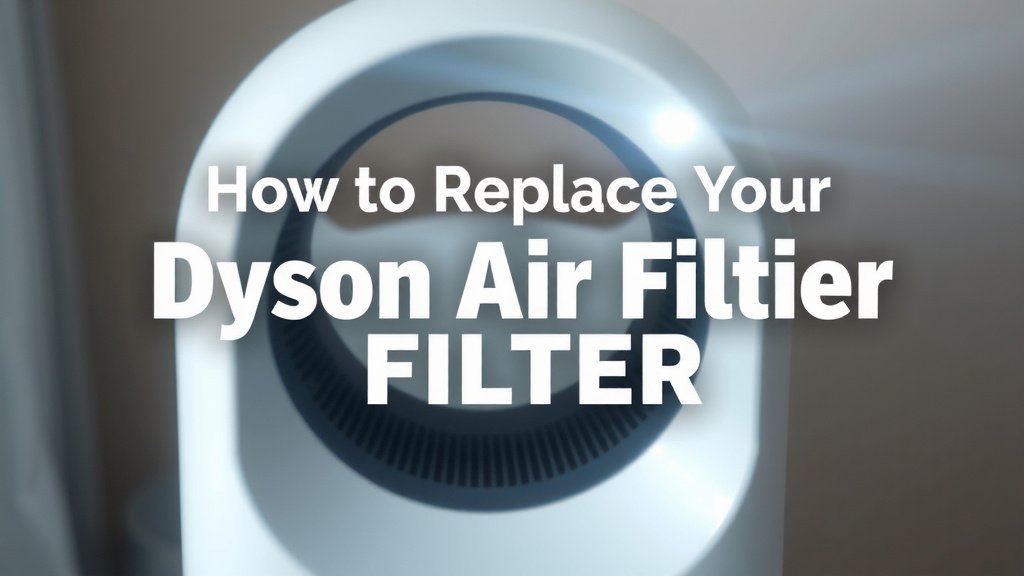 How to Replace Your Dyson Air Purifier Filter