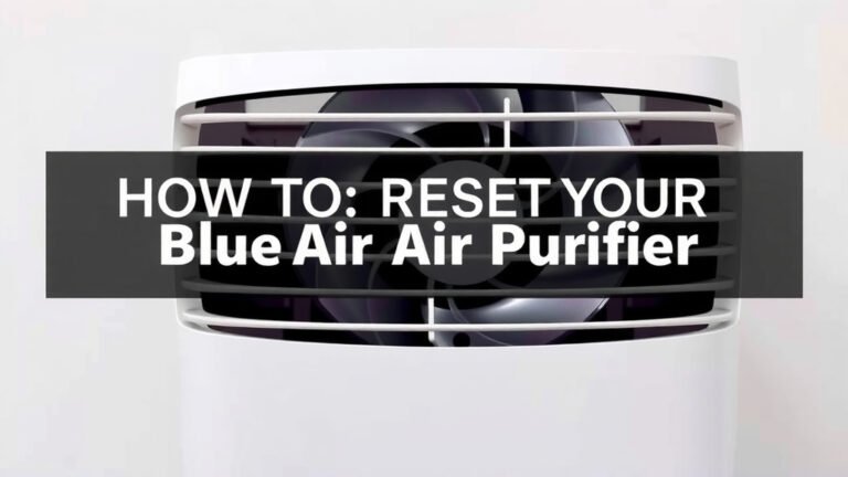 How to Reset Your Blueair Air Purifier Easily