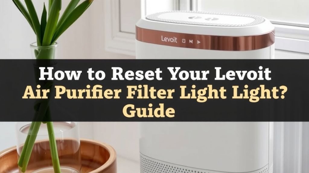 Resetting Your Levoit Air Purifier Filter Indicator