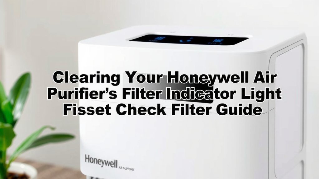 Clearing Your Honeywell Air Purifier's Filter Indicator Light