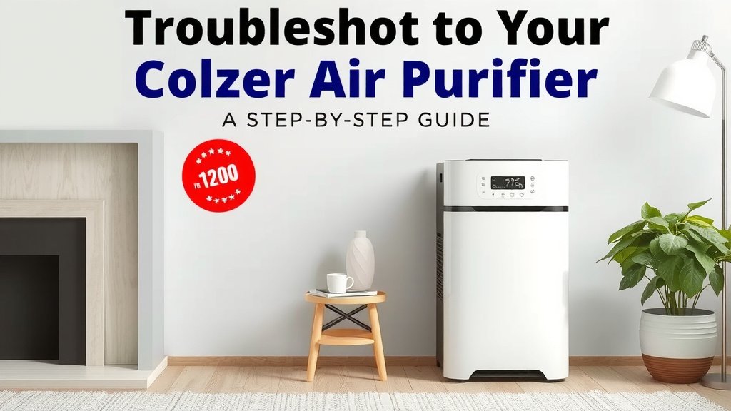 Troubleshooting Your Colzer Air Purifier: A Simple Reset Guide