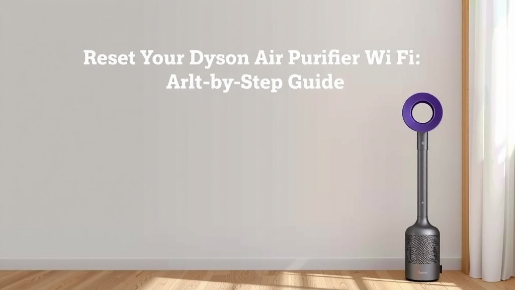Reset Your Dyson Air Purifier Wi-Fi: Step-by-Step Guide
