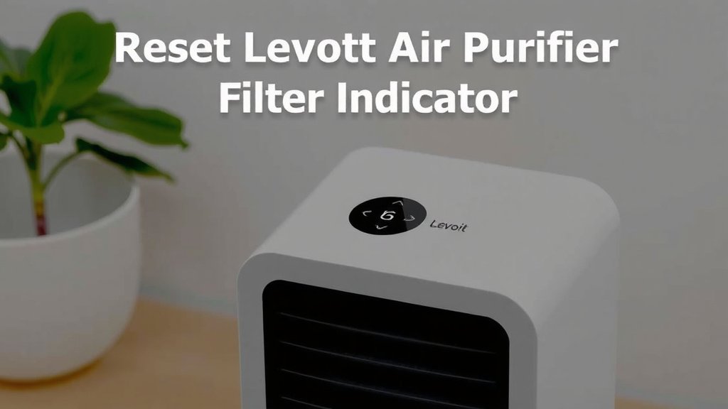 Resetting Your Levoit Air Purifier Filter Indicator