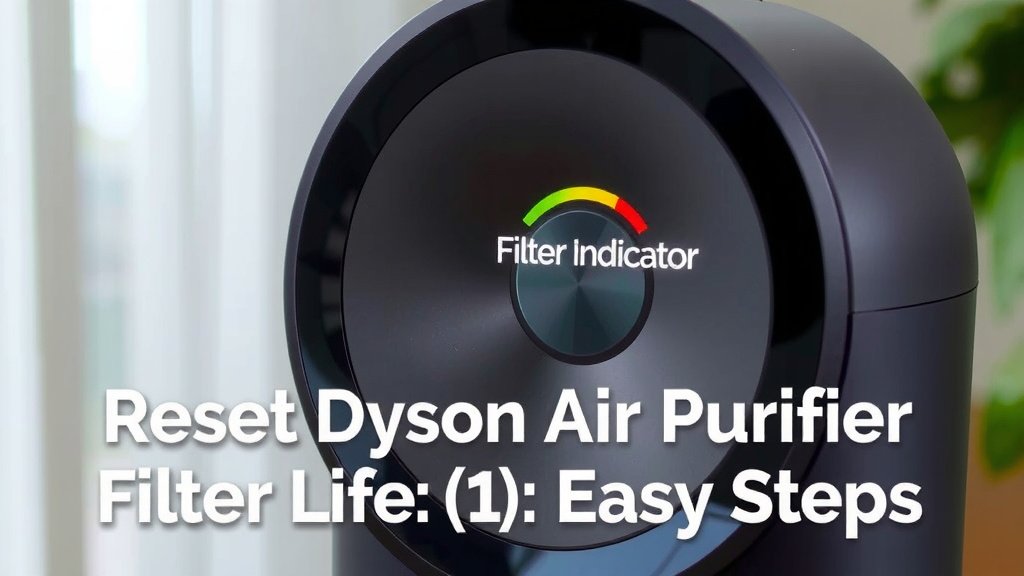 Resetting Your Dyson Air Purifier's Filter Indicator