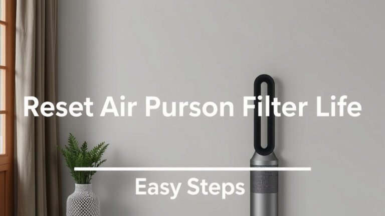 Reset Dyson Air Purifier Filter Life: Easy Steps