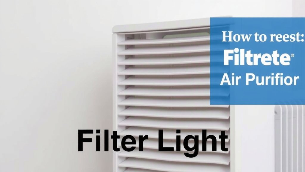 How to Reset Filtrete Air Purifier Filter Light