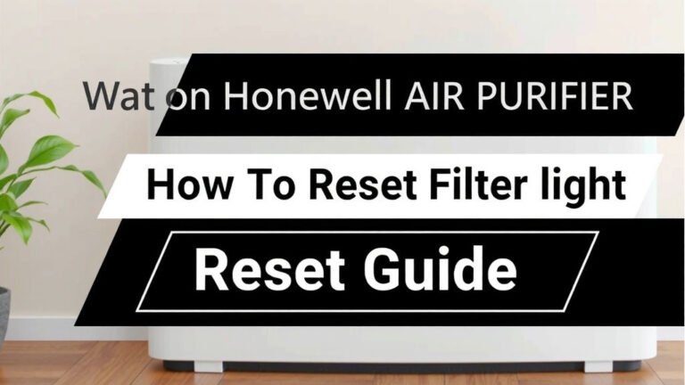 Honeywell Air Purifier Filter Light Reset Guide