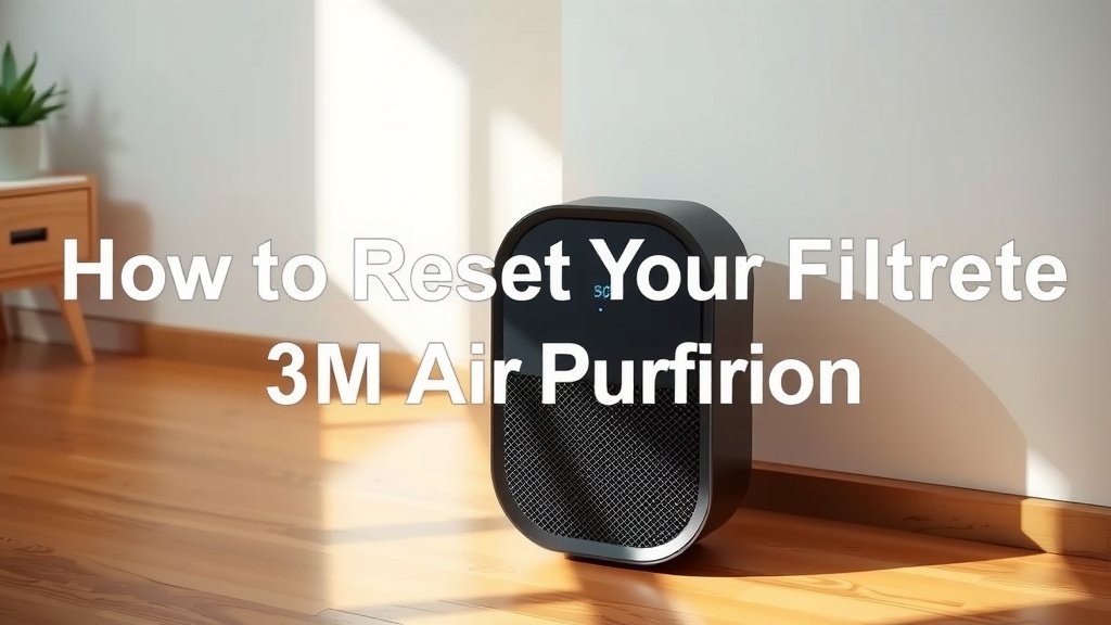 How to Reset Your Filtrete 3M Air Purifier