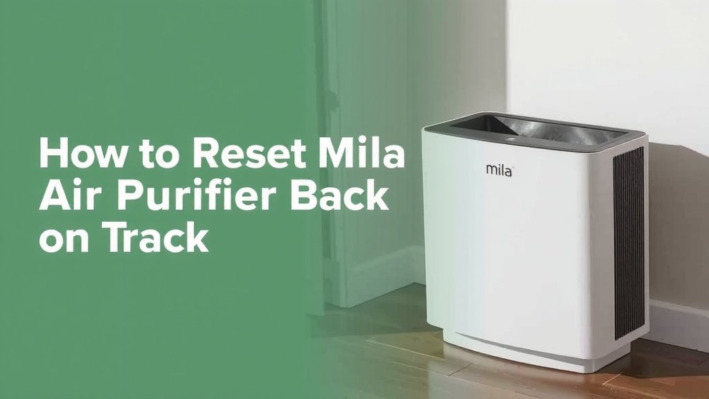 Getting Your Mila Air Purifier Back on Track