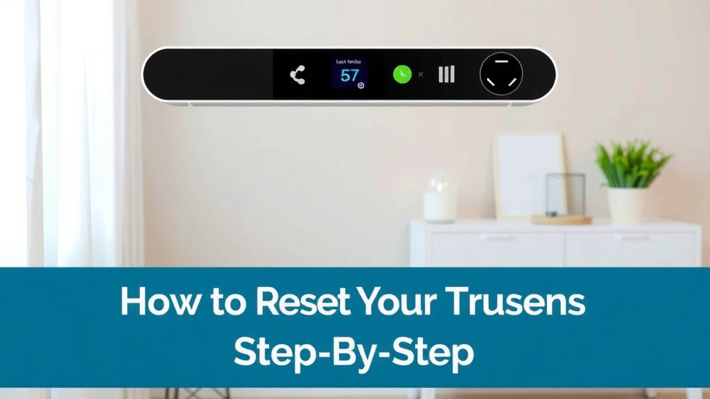 How to Reset Your Trusens Air Purifier Step-by-Step