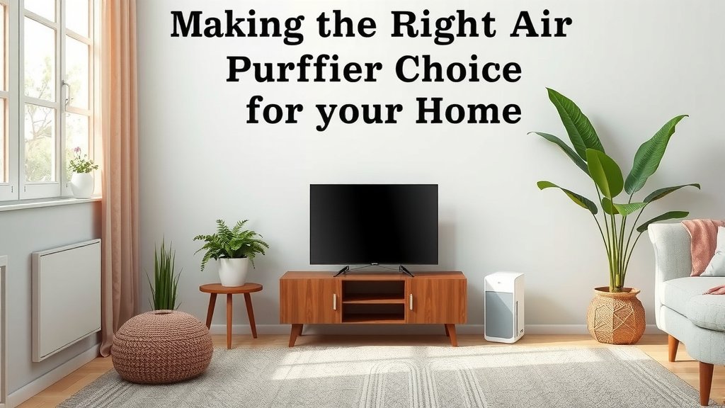 Making the Right Air Purifier Choice for Your Home