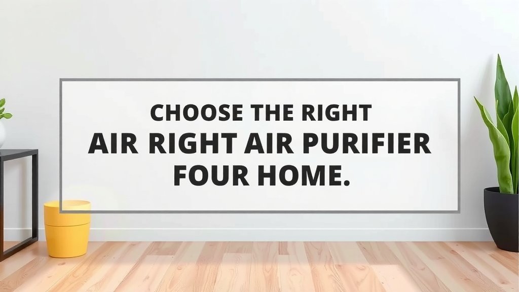 Choose the Right Air Purifier for Your Home