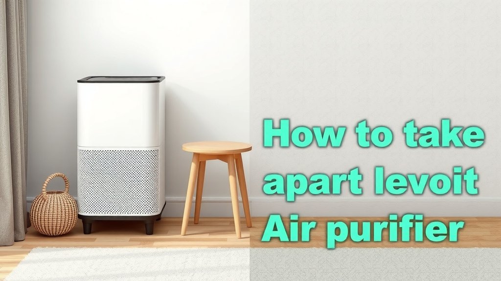 How to Take Apart Your Levoit Air Purifier Safely
