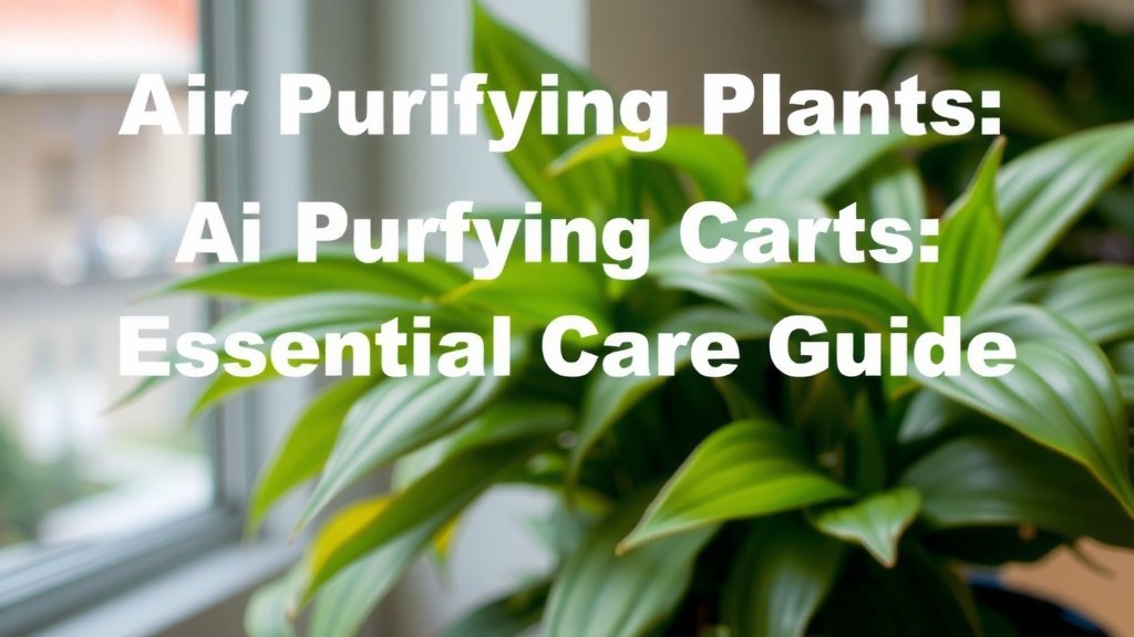 Air Purifying Plants: Essential Care Guide