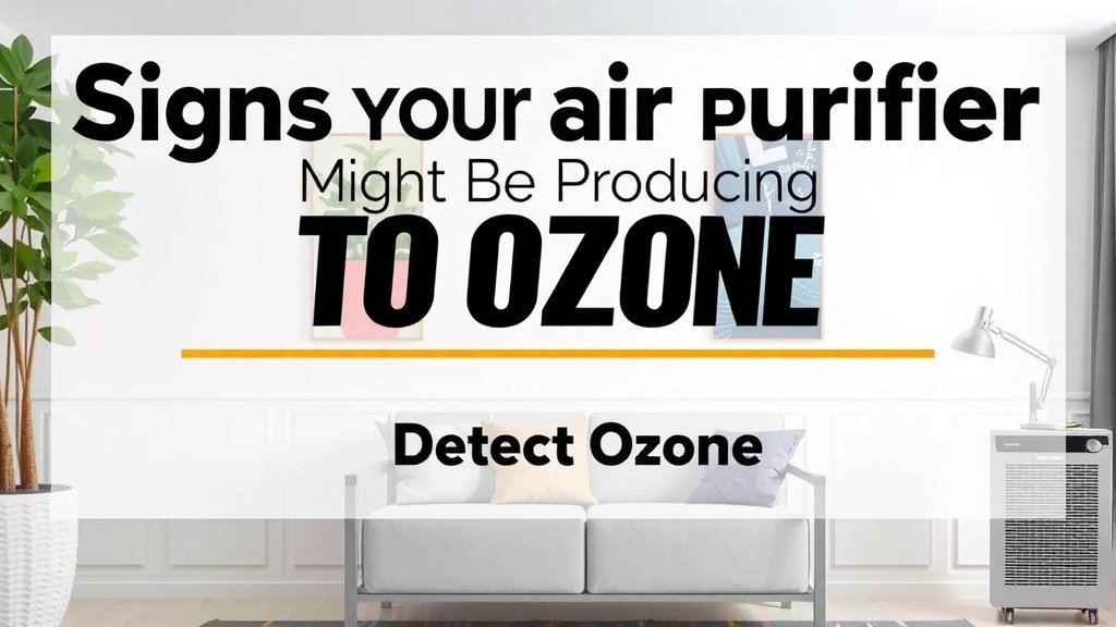 Signs Your Air Purifier Might Be Producing Ozone