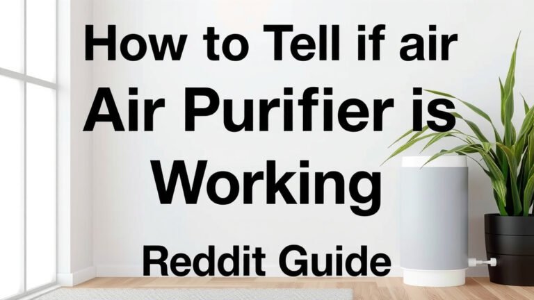 How to Tell If Air Purifier Is Working Reddit Guide