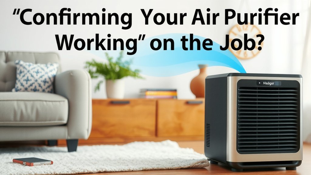 Confirming Your Air Purifier is on the Job