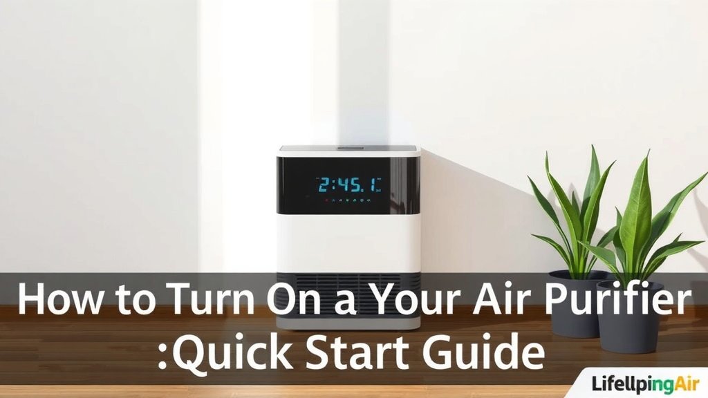 Getting Your Air Purifier Started