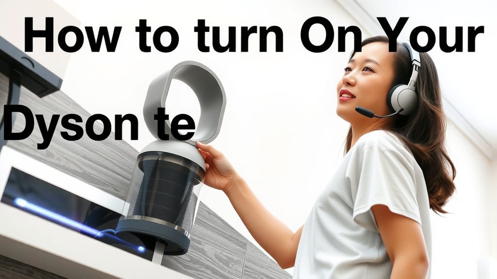 How to Turn On Your Dyson Air Purifier Easily