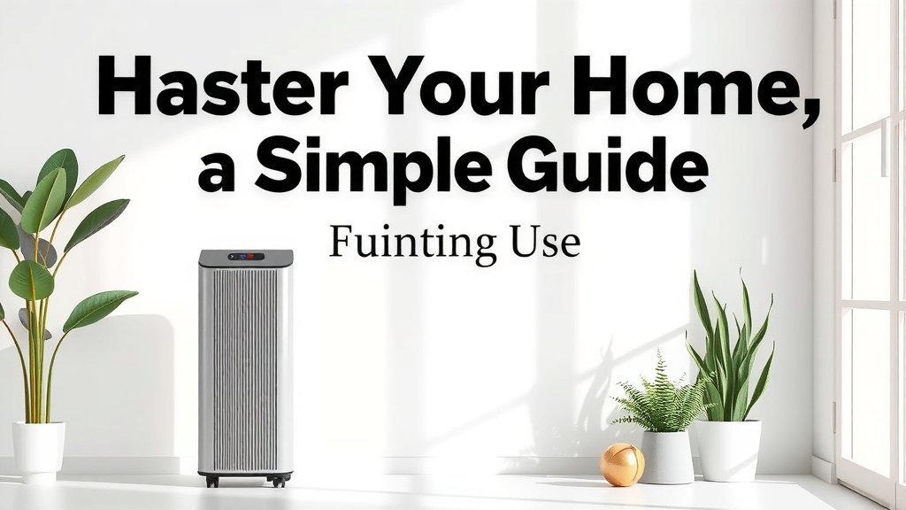 Master Your Home Air Purifier: A Simple Guide