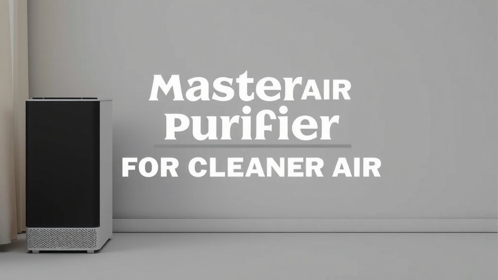 Master Your Air Purifier: Correct Use for Cleaner Air