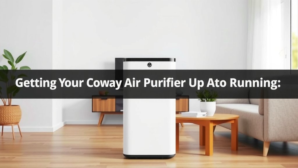 Getting Your Coway Air Purifier Up and Running