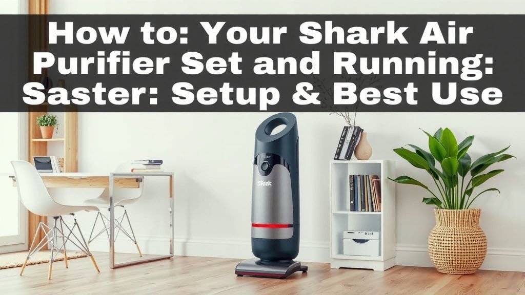 Getting Your Shark Air Purifier Set Up and Running