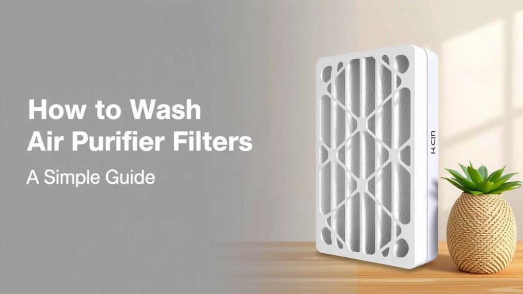 Caring for Your Air Purifier Filters: A Simple Guide