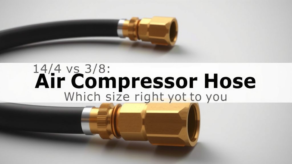 1/4 vs 3/8 Air Compressor Hose: Which Size is Right For You