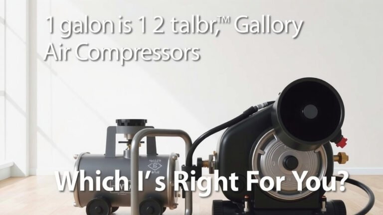 1 Gallon vs 2 Gallon Air Compressor: Which Is Right For You