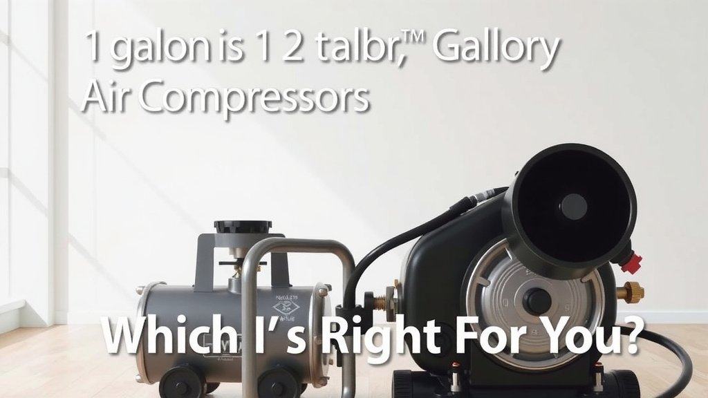 1 Gallon vs 2 Gallon Air Compressor: Which Is Right For You