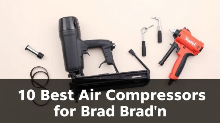 10 Best Air Compressors for Brad Nailers