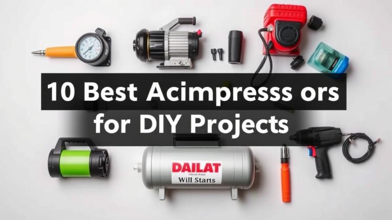 10 Best Air Compressors for DIY Projects