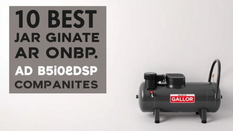 10 Best Gallon Air Compressors for Your Needs