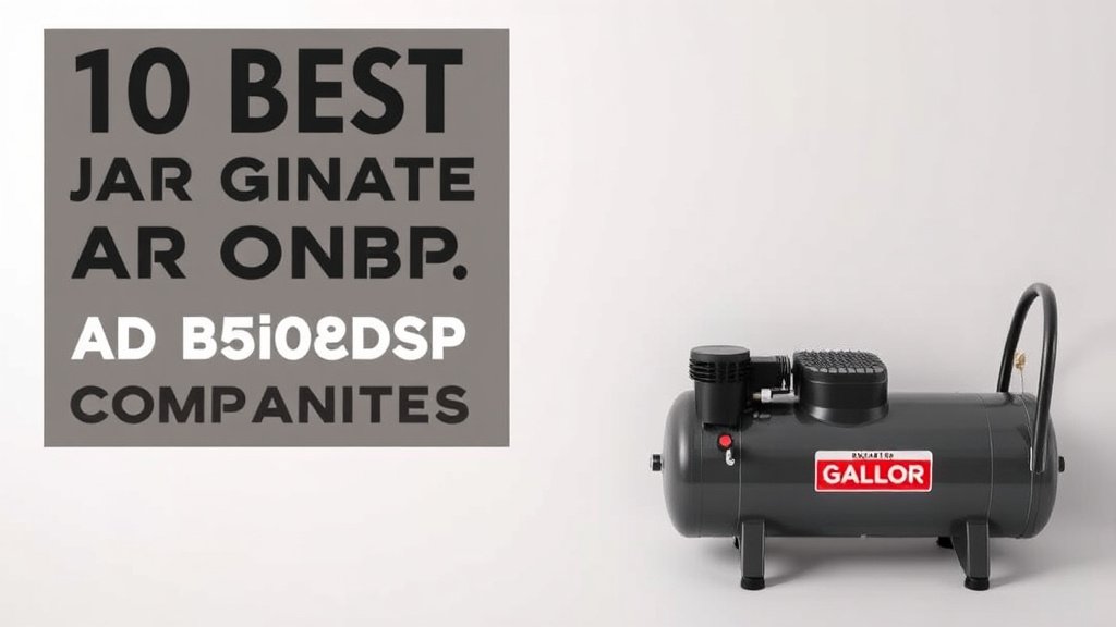 10 Best Gallon Air Compressors for Your Needs