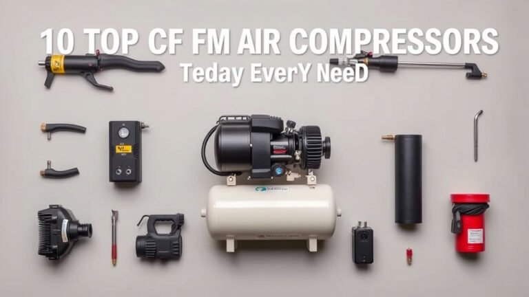 10 Top CFM Air Compressors for Every Need