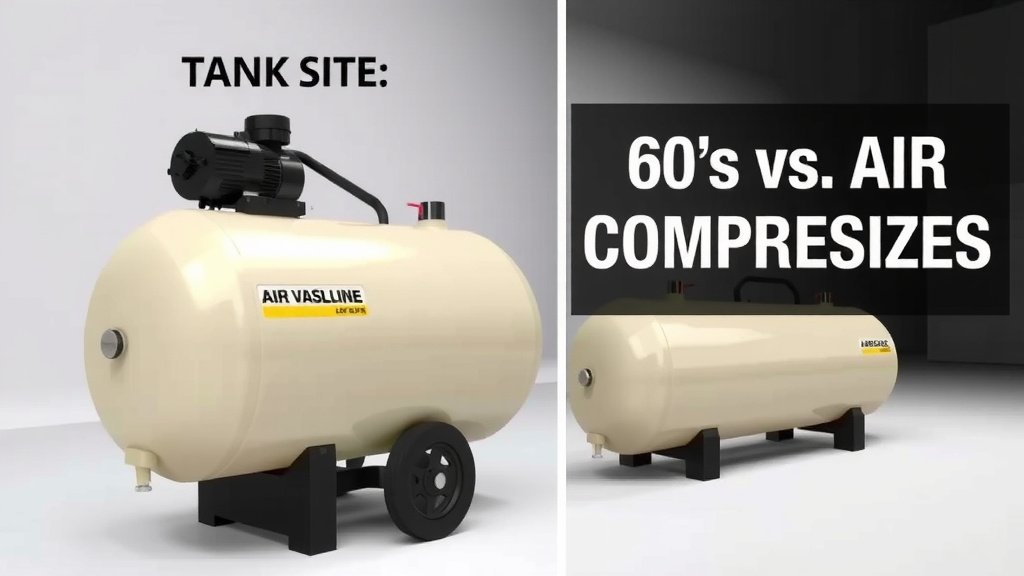 Comparing Air Compressor Tank Sizes: 60 vs. 80 Gallons