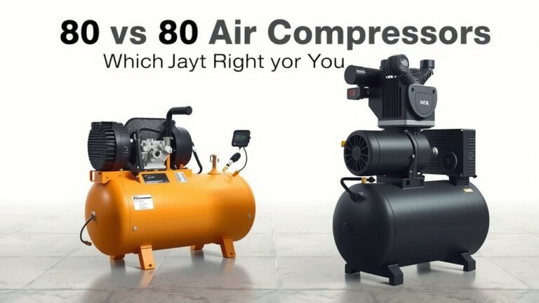 60 vs 80 Gallon Air Compressor: Which is Right for You