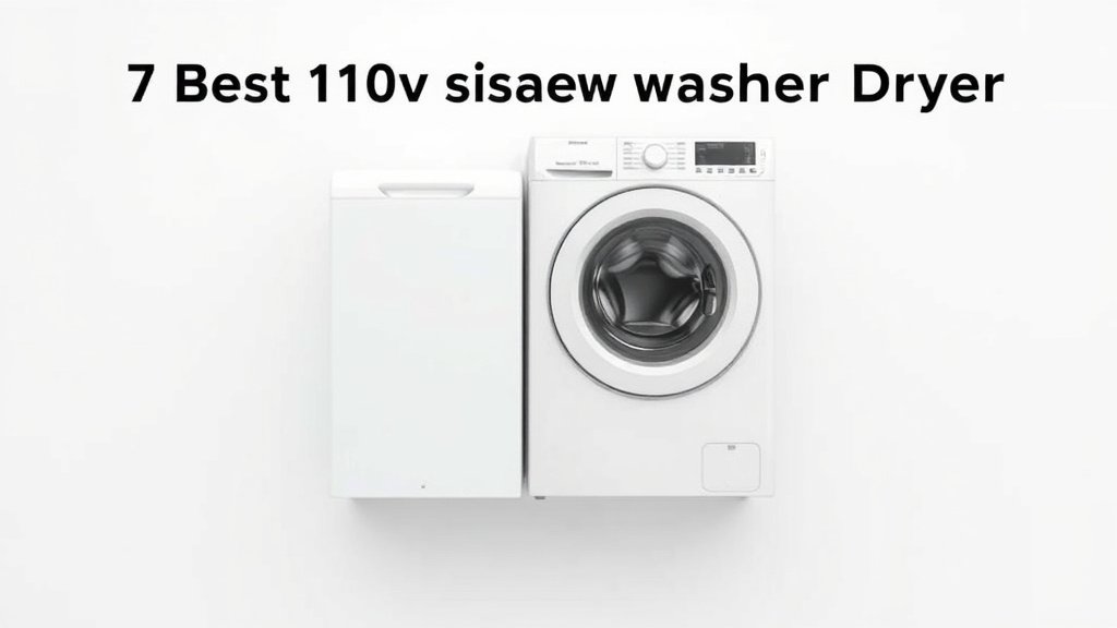 7 Best 110v Stackable Washer Dryer [In 2026]